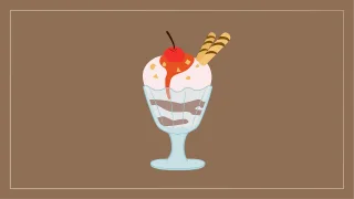 Ice cream Dessert Snack Stickdatei