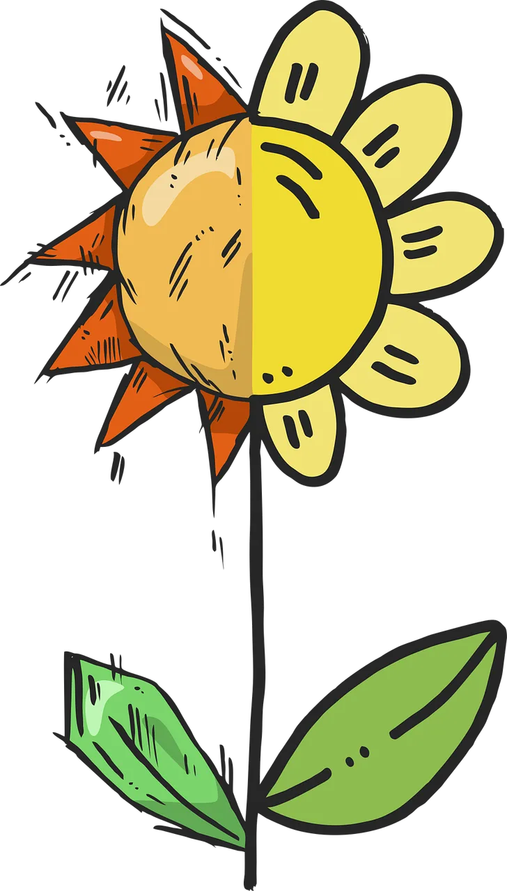 Flower Sunflower Nature Stickdatei – Blumen