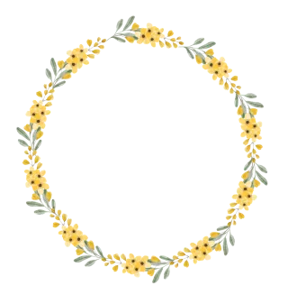Floral frame Flowers Wreath Stickdatei