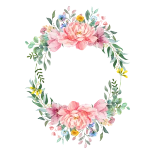 Frame Boundary Flower wallpaper Stickdatei