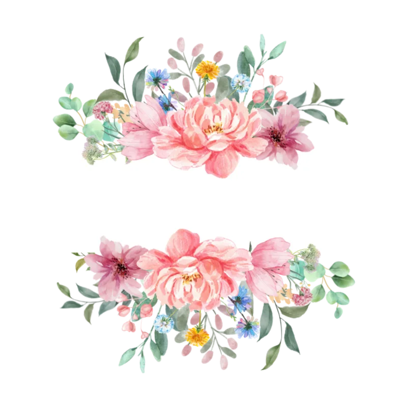 Welcome table Welcome paper Floral background Stickdatei – Herzen & Liebe