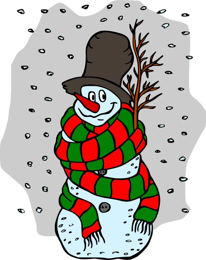 Snowman Snow Christmas Stickdatei – Weihnachten