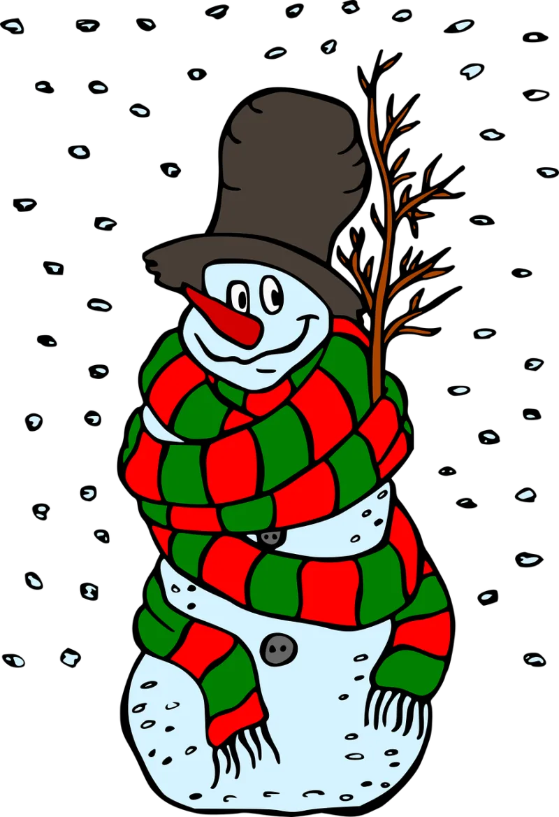 Snowman Scarf Snow Stickdatei – Weihnachten