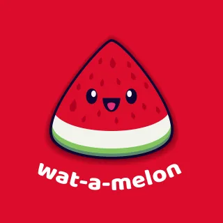 Watermelon Summer fruit Cute watermelon Stickdatei