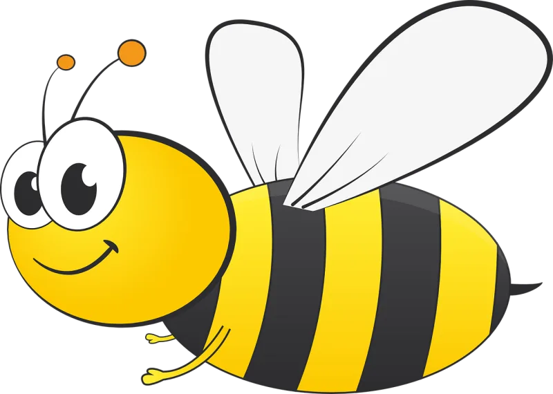 Bee Graphic Nature Stickdatei – Tiere