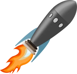 Rocket Rocketship Shuttle Stickdatei
