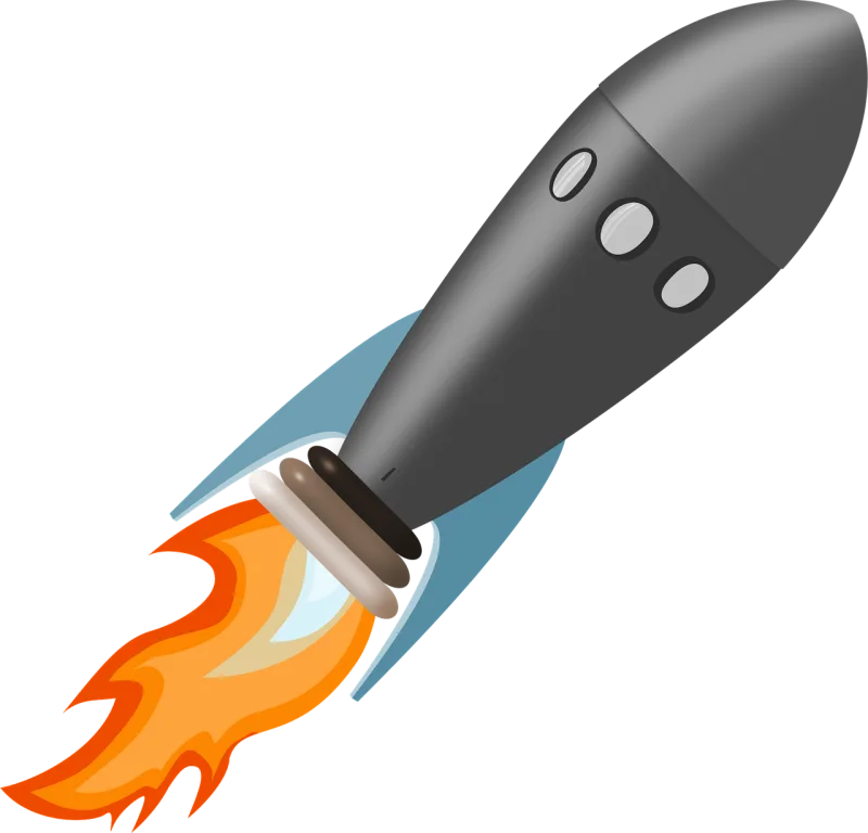 Rocket Rocketship Shuttle Stickdatei – Kinder