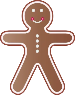 Christmas Gingerbread Cookie Stickdatei