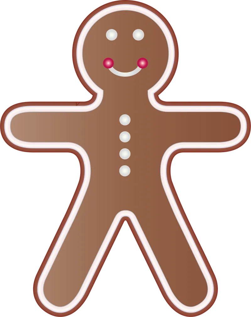 Christmas Gingerbread Cookie Stickdatei – Essen & Trinken