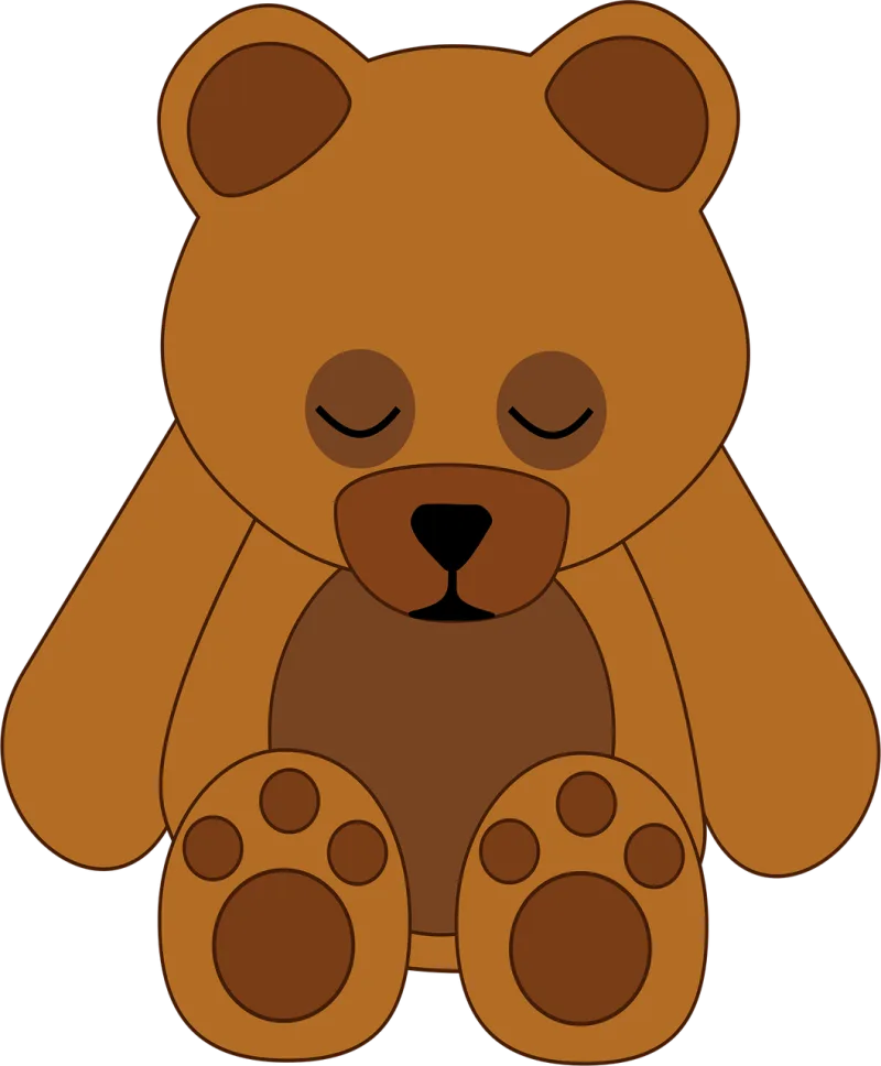 Teddy bear Toy Cuddle Stickdatei – Kinder