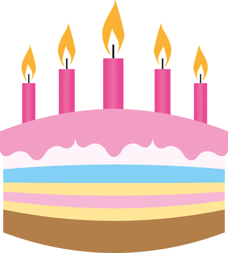 Dessert Birthday cake Cakes Stickdatei – Essen & Trinken