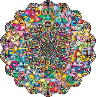 Mandala Ornamental Decoration Stickdatei