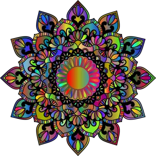 Mandala Ornamental Decoration Stickdatei – Blumen