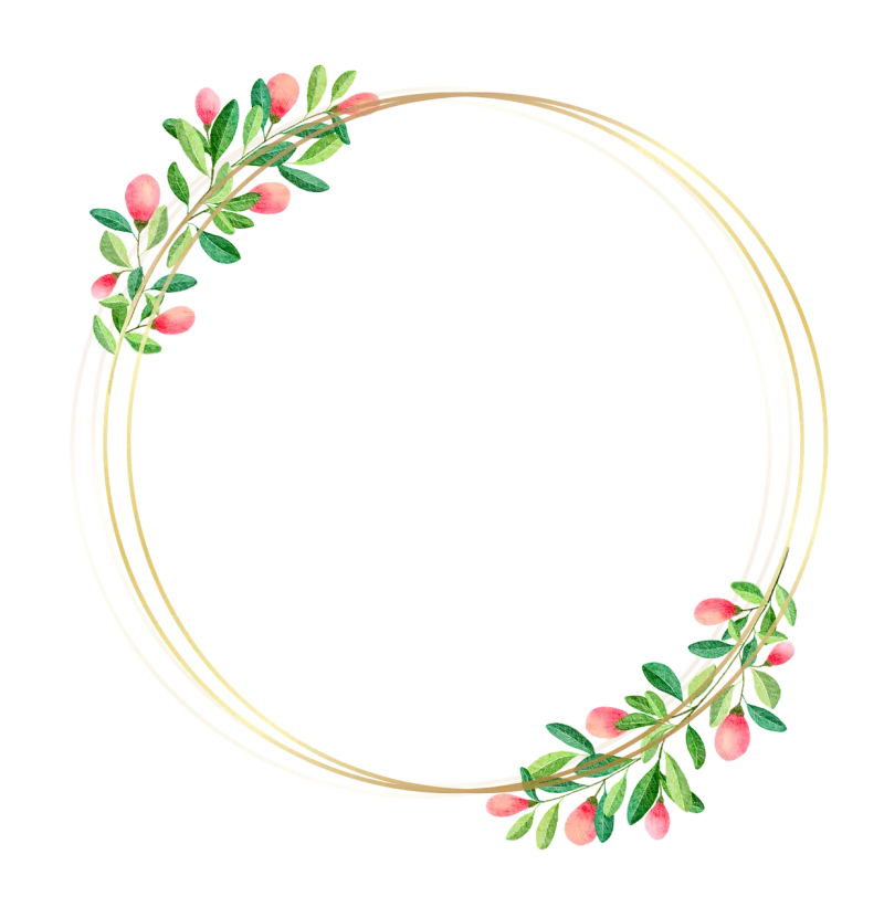 Frame Flowers Decorate Stickdatei – Herzen & Liebe