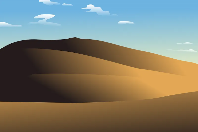 Desert Sand dunes Nature Stickdatei – Natur