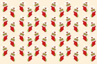 Christmas background Christmas wallpaper Christmas stocking pattern Stickdatei