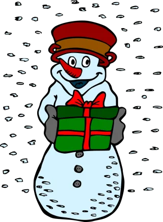Snowman Christmas Clip art Stickdatei