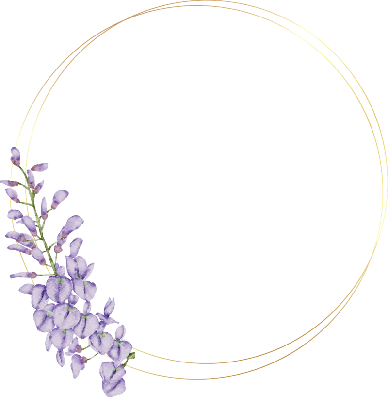 Frame Decorate Copy space Stickdatei – Blumen