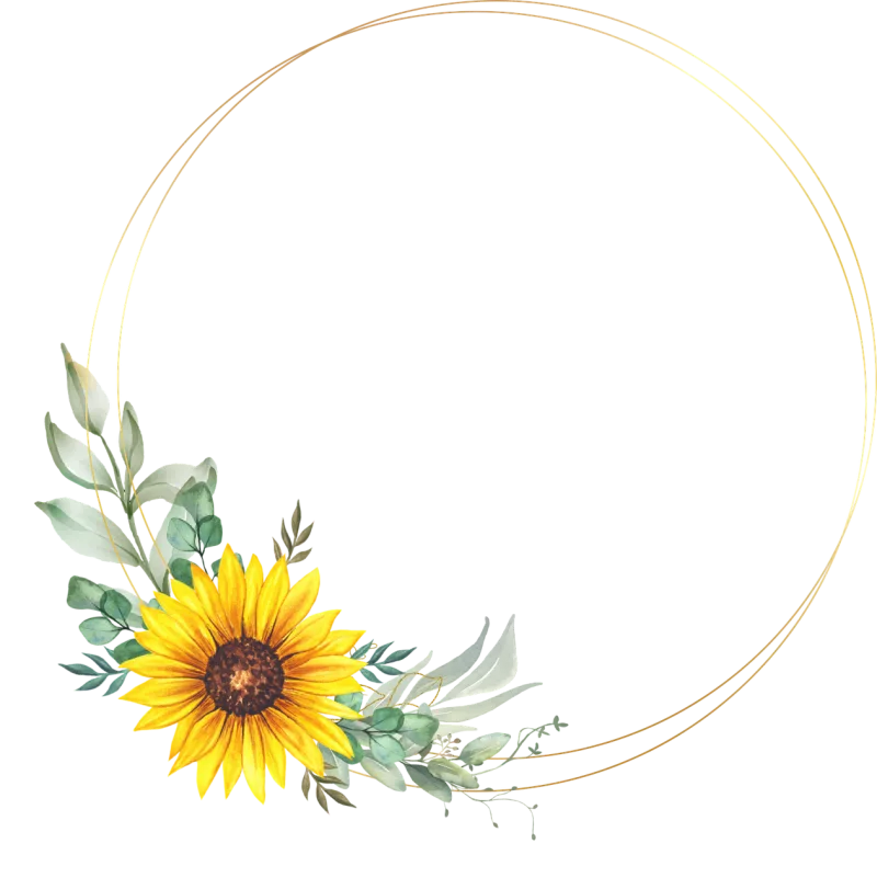 Frame Decorate Flower Stickdatei – Blumen