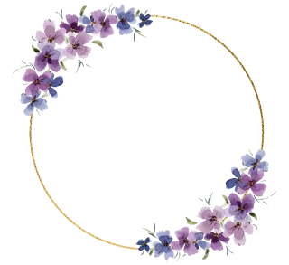 Frame Beautiful flowers Flowers Stickdatei