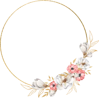 Frame Flowers Beautiful flowers Stickdatei