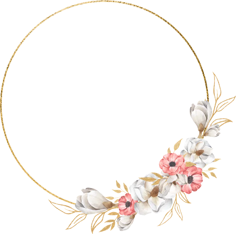 Frame Flowers Beautiful flowers Stickdatei – Blumen