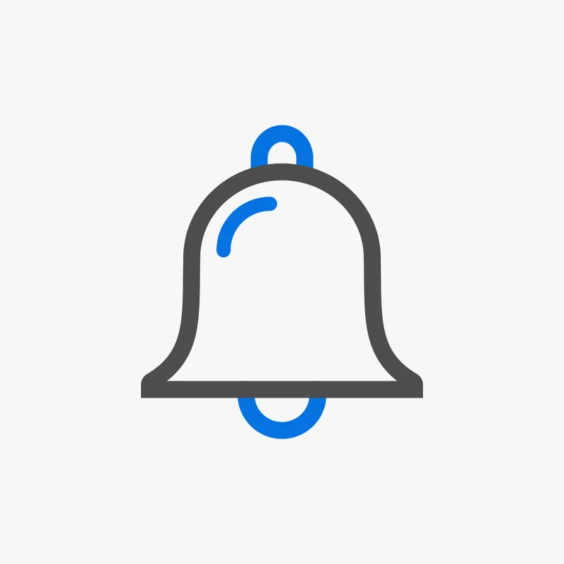 Bell Notification Alert Stickdatei – Weihnachten