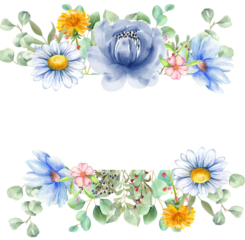 Flower Spring Nature Stickdatei – Herzen & Liebe