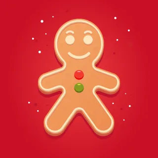 Gingerbread Christmas Cookie Stickdatei