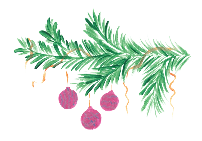 Christmas Winter Nature Stickdatei – Weihnachten