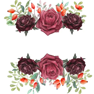 Floral Wedding Flower Stickdatei – Herzen & Liebe