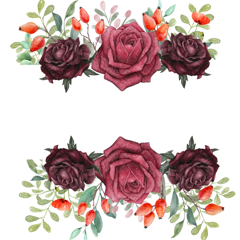 Floral Wedding Flower Stickdatei – Herzen & Liebe