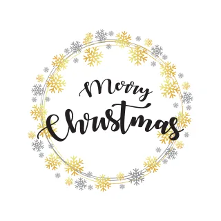 Merry christmas Greeting Holiday Stickdatei