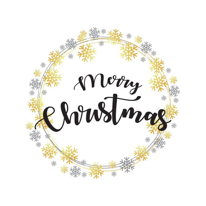 Merry christmas Greeting Holiday Stickdatei – Weihnachten