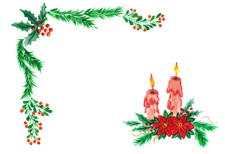 Christmas Ornament Border Stickdatei