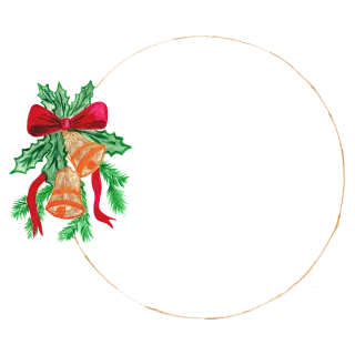 Christmas Doorbell Frame Stickdatei