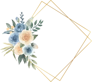 Floral Wedding Flower Stickdatei – Herzen & Liebe