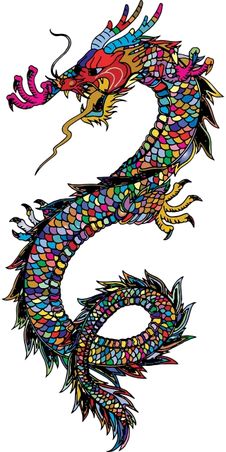 Dragon Nature Animal Stickdatei – Kinder