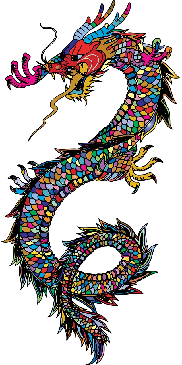 Dragon Nature Animal Stickdatei – Kinder