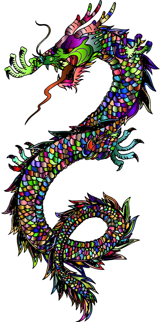 Dragon Animal Creature Stickdatei – Kinder