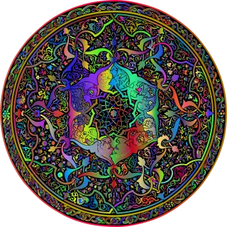 Mandala Zentangle Geometric Stickdatei