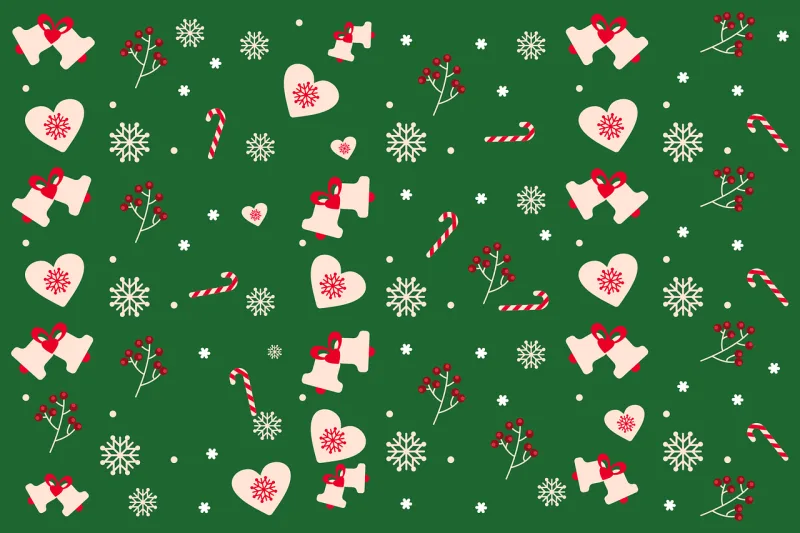 Christmas Season Pattern Stickdatei – Weihnachten