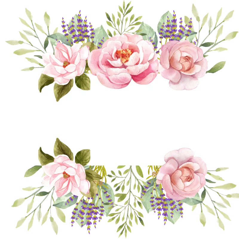 Decorate Copy space Flowers Stickdatei – Blumen