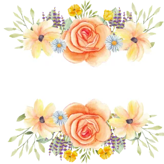 Copy space Flowers Decorate Stickdatei