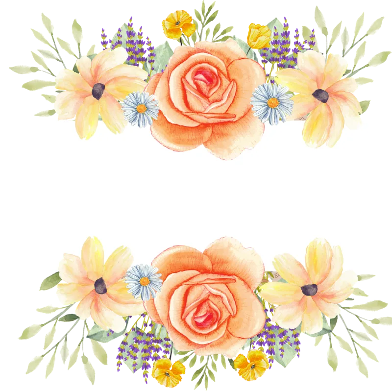Copy space Flowers Decorate Stickdatei – Blumen