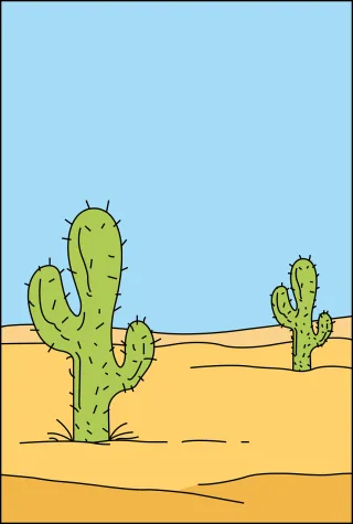 Cactus Desert Plant Stickdatei