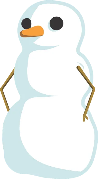 Snowman Winter Holiday Stickdatei