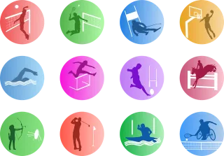 Icon Sport Volleyball Stickdatei