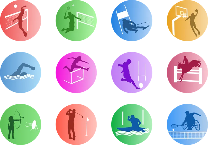 Icon Sport Volleyball Stickdatei – Sport