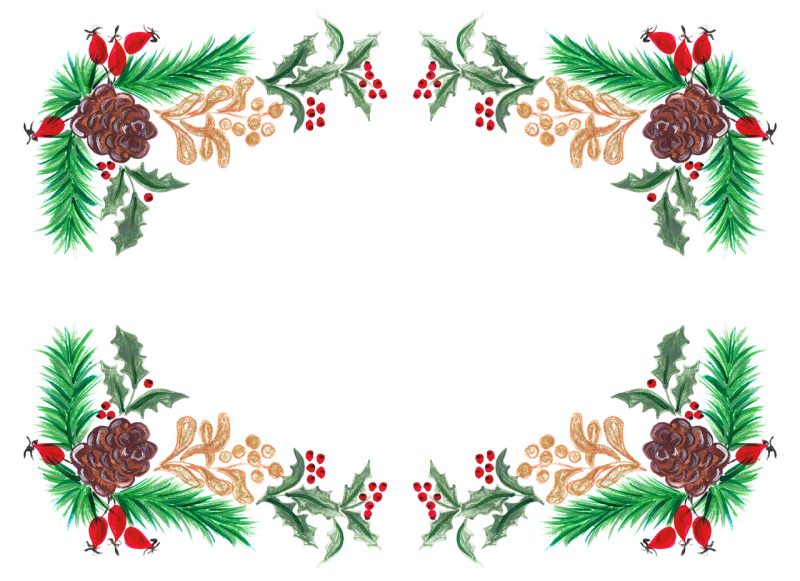 Christmas Design Wreath Stickdatei – Weihnachten